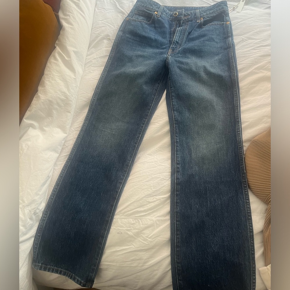 KHAITE Abigail Jeans in Archer (Size 27) - NWT